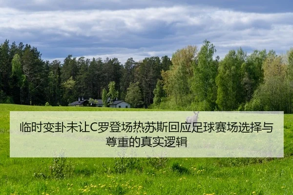 临时变卦未让C罗登场热苏斯回应足球赛场选择与尊重的真实逻辑